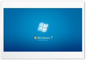 Windows 7 Professional Ultra HD Wallpaper for 4K UHD Widescreen Desktop, Lockscreen, Screensaver, TV, Tablet, Smartphone
