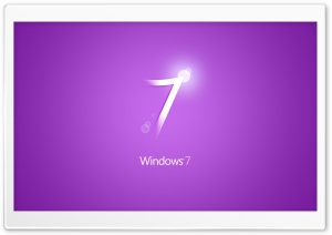Windows 7 Purple Ultra HD Wallpaper for 4K UHD Widescreen desktop, tablet & smartphone