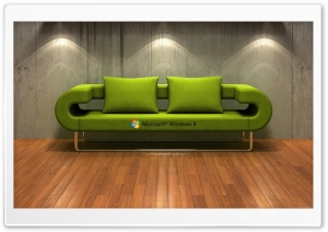Windows 8   3D Couch Ultra HD Wallpaper for 4K UHD Widescreen desktop, tablet & smartphone