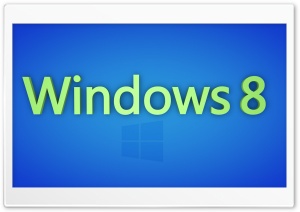 Windows 8 - Green and Blue Ultra HD Wallpaper for 4K UHD Widescreen desktop, tablet & smartphone