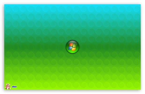 Windows 8 Cyan-Green Gradient UltraHD Wallpaper for Widescreen 16:10 ;