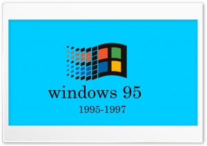 Windows 95 4K UHD Wallpaper for Widescreen and UltraWide Desktop, UltraHD TV, Smartphone, Tablet