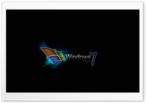 Windows Seven Black Ultra HD Wallpaper for 4K UHD Widescreen desktop, tablet & smartphone