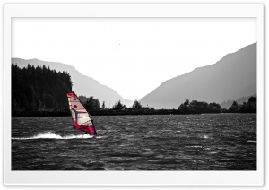 Windsurfing In The Columbia River Gorge Ultra HD Wallpaper for 4K UHD Widescreen desktop, tablet & smartphone