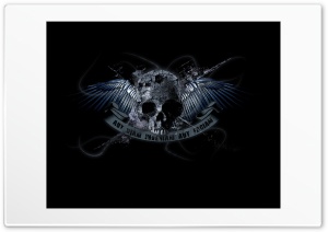 winged skull 4K UHD Wallpaper for Widescreen and UltraWide Desktop, UltraHD TV, Smartphone, Tablet