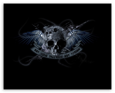 winged skull UltraHD Wallpaper for Fullscreen 5:4 ;