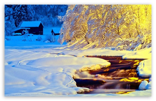 Winter Blue and Yellow UltraHD Wallpaper for HD 16:9 ; Widescreen 16:10 5:3 ; Fullscreen 4:3 5:4 3:2 ; Tablet 1:1 ; Mobile 3:5 3:4 ;