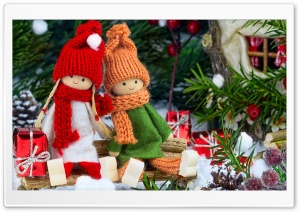 Winter Dolls Ultra HD Wallpaper for 4K UHD Widescreen desktop, tablet & smartphone
