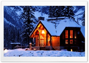 Winter House Ultra HD Wallpaper for 4K UHD Widescreen desktop, tablet & smartphone