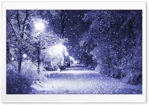 Winter Night Ultra HD Wallpaper for 4K UHD Widescreen desktop, tablet & smartphone