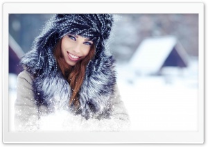 Winter Portrait Ultra HD Wallpaper for 4K UHD Widescreen desktop, tablet & smartphone