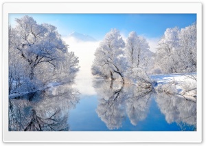 Winter Reflections Ultra HD Wallpaper for 4K UHD Widescreen Desktop, Lockscreen, Screensaver, TV, Tablet, Smartphone