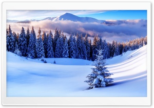 Winter Season, Mountains Ultra HD Wallpaper for 4K UHD Widescreen desktop, tablet & smartphone