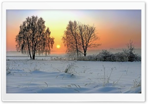 Winter Sunrise Ultra HD Wallpaper for 4K UHD Widescreen desktop, tablet & smartphone