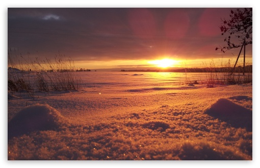 Winter sunset UltraHD Wallpaper for 8K UHD TV 16:9 Ultra High Definition 2160p 1440p 1080p 900p 720p ; Widescreen 16:10 5:3 WHXGA WQXGA WUXGA WXGA WGA ; Fullscreen 4:3 UXGA XGA SVGA ;