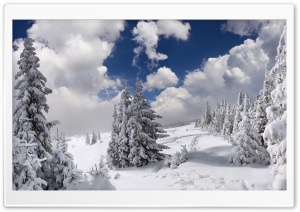 Winter Wonderland Alpine Scene 4K UHD Wallpaper for Widescreen and UltraWide Desktop, UltraHD TV, Smartphone, Tablet