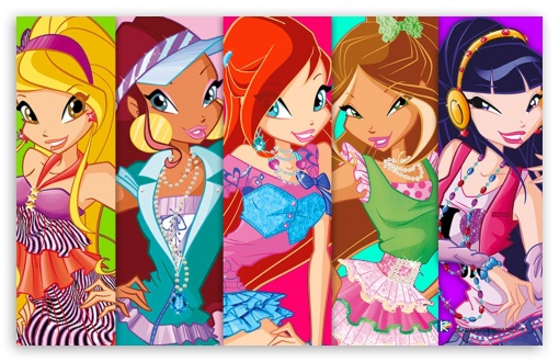 Winx Girls UltraHD Wallpaper for Widescreen 16:10 WHXGA WQXGA WUXGA WXGA ;