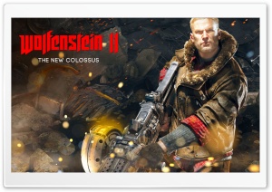Wolfenstein 2 The New Colossus Ultra HD Wallpaper for 4K UHD Widescreen desktop, tablet & smartphone