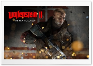 Wolfenstein II 2 The New Colossus Ultra HD Wallpaper for 4K UHD Widescreen desktop, tablet & smartphone