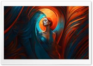 Woman Artwork Digital Art Ultra HD Wallpaper for 4K UHD Widescreen desktop, tablet & smartphone