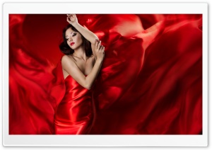 Woman In Red Ultra HD Wallpaper for 4K UHD Widescreen desktop, tablet & smartphone