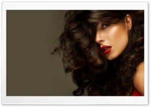 Woman Red Lips Ultra HD Wallpaper for 4K UHD Widescreen desktop, tablet & smartphone
