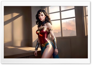 Wonder Woman Art Ultra HD Wallpaper for 4K UHD Widescreen desktop, tablet & smartphone