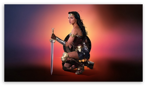 Wonder Woman Superheroine FanArt UltraHD Wallpaper for UHD 16:9 ; HD 16:9 ;