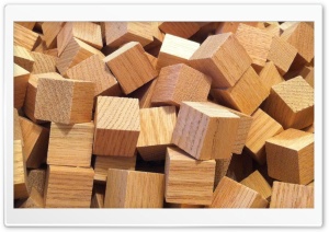Wood Bricks 4K UHD Wallpaper for Widescreen and UltraWide Desktop, UltraHD TV, Smartphone, Tablet