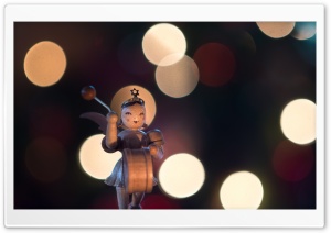 Wooden Girl Figurine Macro Ultra HD Wallpaper for 4K UHD Widescreen desktop, tablet & smartphone