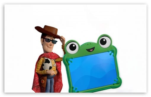 Woody and Lilypad in Toy Story 5 UltraHD Wallpaper for UHD 16:9 ; HD 16:9 ; UltraWide 21:9 24:10 32:9 32:10 ; Widescreen 16:10 ; Tablet 1:1 ; Dual 16:10 16:9 ;