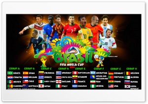 WORLD CUP BRAZIL 2014 Ultra HD Wallpaper for 4K UHD Widescreen desktop, tablet & smartphone
