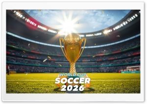 World Cup Soccer 2026 4K UHD Wallpaper for Widescreen and UltraWide Desktop, UltraHD TV, Smartphone, Tablet