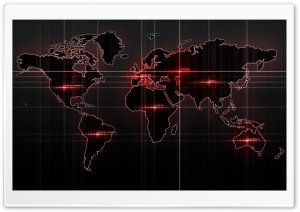 World Map Red Ultra HD Wallpaper for 4K UHD Widescreen desktop, tablet & smartphone