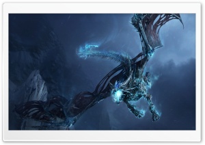 World Of Warcraft Ice Dragon Ultra HD Wallpaper for 4K UHD Widescreen desktop, tablet & smartphone