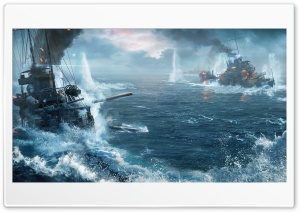 World Of Warship Ships Ultra HD Wallpaper for 4K UHD Widescreen desktop, tablet & smartphone