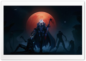 WOW Death Knight Blood Elves Ultra HD Wallpaper for 4K UHD Widescreen desktop, tablet & smartphone