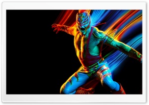 WWE 2K22 Rey Mysterio Ultra HD Wallpaper for 4K UHD Widescreen desktop, tablet & smartphone