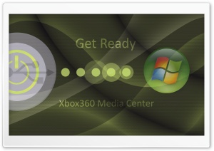 Xbox 360 Media Center Get Ready Green 4K UHD Wallpaper for Widescreen and UltraWide Desktop, UltraHD TV, Smartphone, Tablet