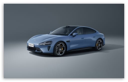 Xiaomi SU7 Meteor Blue Electric Car UltraHD Wallpaper for UHD 16:9 ; HD 16:9 ; UltraWide 21:9 24:10 32:9 32:10 ; Widescreen 16:10 ; Dual 16:10 16:9 ;