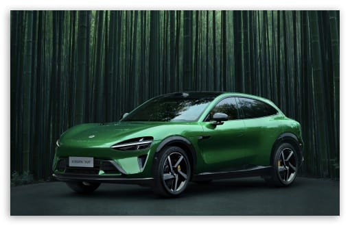 Xiaomi YU7 Green Electric SUV UltraHD Wallpaper for UHD 16:9 ; HD 16:9 ; UltraWide 21:9 24:10 ; Widescreen 16:10 ; Fullscreen 4:3 ;