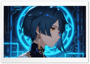 Xingqiu - Genshin Impact 4K UHD Wallpaper for Widescreen and UltraWide Desktop, UltraHD TV, Smartphone, Tablet