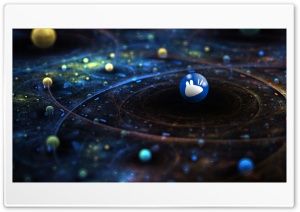 xubuntu galaxy with hole Ultra HD Wallpaper for 4K UHD Widescreen desktop, tablet & smartphone