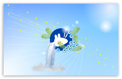 Xubuntu Star Waterfall UltraHD Wallpaper for Widescreen 16:10 WHXGA WQXGA WUXGA WXGA ;