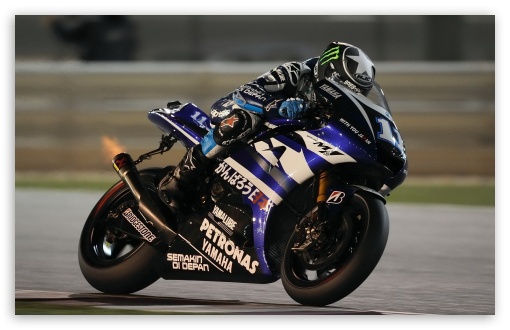 Yamaha Yzr M1 On Race Track UltraHD Wallpaper for HD 16:9 ; Widescreen 16:10 5:3 ; Fullscreen 4:3 5:4 3:2 ;