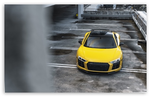 Yellow Audi Car, Urban Photography UltraHD Wallpaper for UHD 16:9 ; HD 16:9 ; UltraWide 21:9 24:10 ; Widescreen 16:10 5:3 ; Fullscreen 4:3 5:4 3:2 ; Tablet 1:1 ; Mobile 9:16 10:16 2:3 3:5 3:4 ; Dual 4:3 5:4 3:2 ;