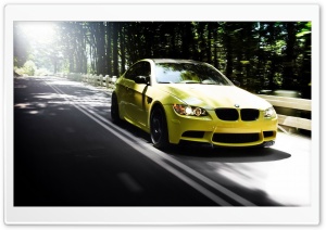 Yellow BMW Ultra HD Wallpaper for 4K UHD Widescreen desktop, tablet & smartphone