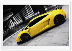 Yellow Lamborghini Ultra HD Wallpaper for 4K UHD Widescreen desktop, tablet & smartphone