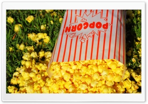 Yellow Popcorn Ultra HD Wallpaper for 4K UHD Widescreen desktop, tablet & smartphone