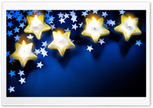 Yellow Stars Ultra HD Wallpaper for 4K UHD Widescreen desktop, tablet & smartphone